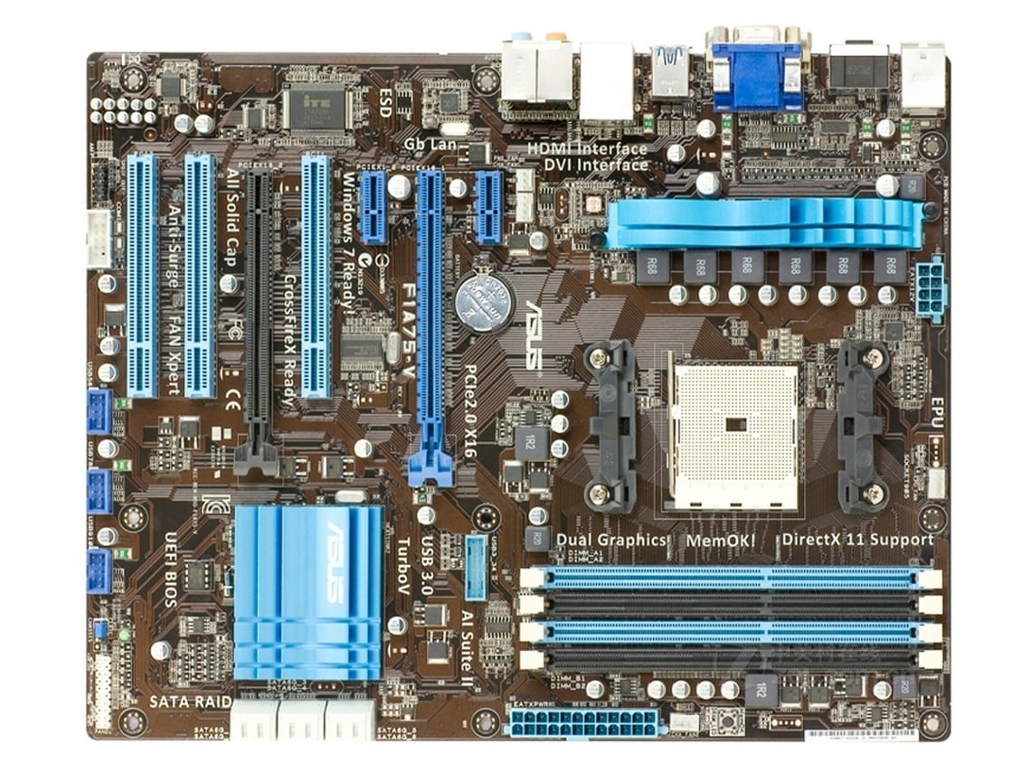 Placa Base Asus F1a75-v(socket Fm1 - Amd A75 - Ddr3 - Atx)