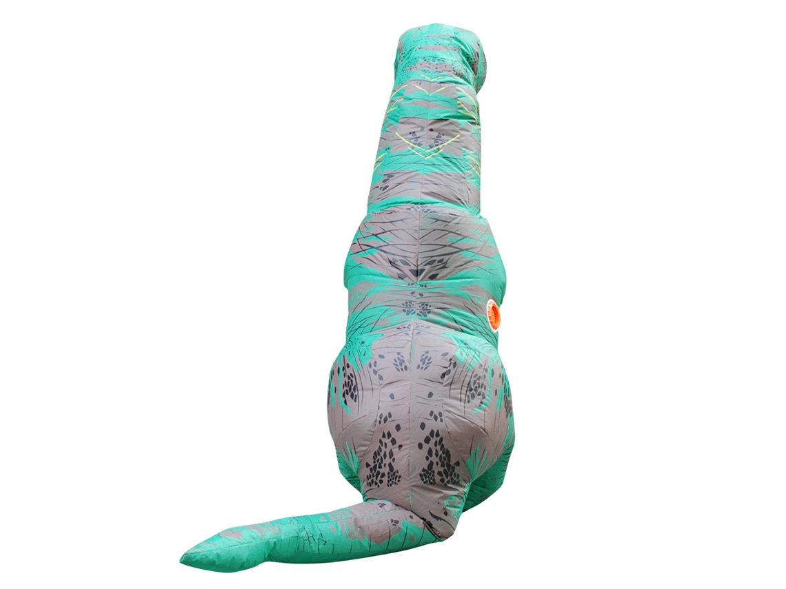 Disfraz inflable de dinosaurio con ventilador para Halloween