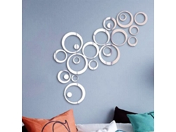 Panel de pared de PVC Decormat (100 x 50 cm, gris, textura de hormigón)