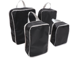 Cubos Organizadores De Viaje De 4 Piezas, Cubos De Equipaje Compresibles
