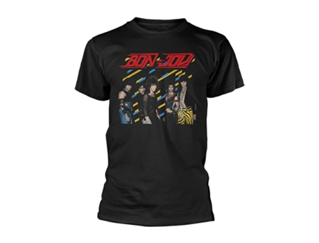 Camiseta ROCKINSTONE Bon Jovi años 80 (Algodón - XXL)