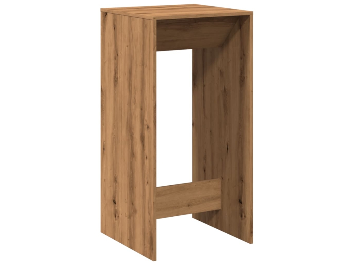 Maison Exclusive - Mesa Alta De Bar Madera Ingeniería Roble Artisian 51x50x103,5cm