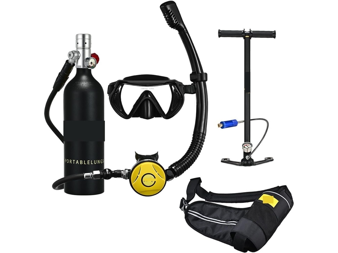 Mini Botella De Buceo, Tubo De Snorkel, Rebreather, Equipo Portátil De Apnea