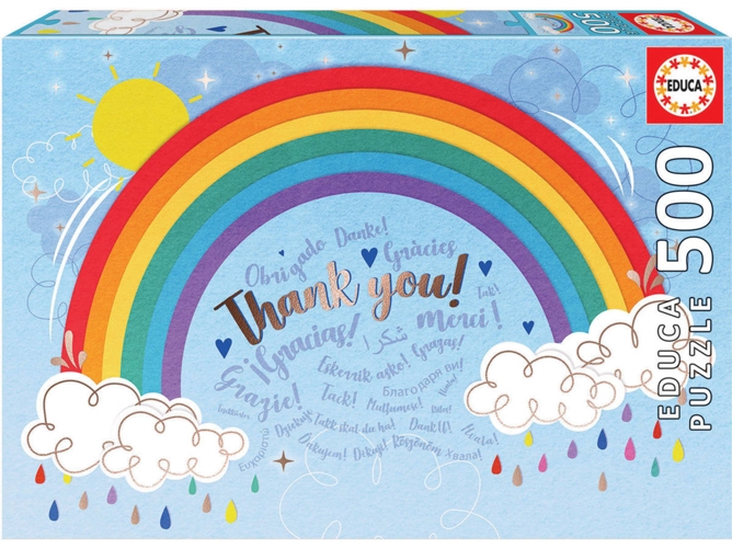 Puzzle EDUCA BORRAS Arco iris (Edad Mínima: 6 - 500 Piezas)