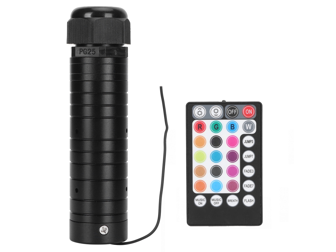 Fuente De Luz Led Rgb De Fibra Óptica De 12 V Con Control Remoto Y Aplicación Para Decoración De Automóviles.