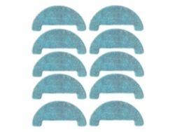 10pcs Mop Pads Replacement Suitable For R750 R500 G800 G850 Robot Vacuum Reusable Microfiber Soft C