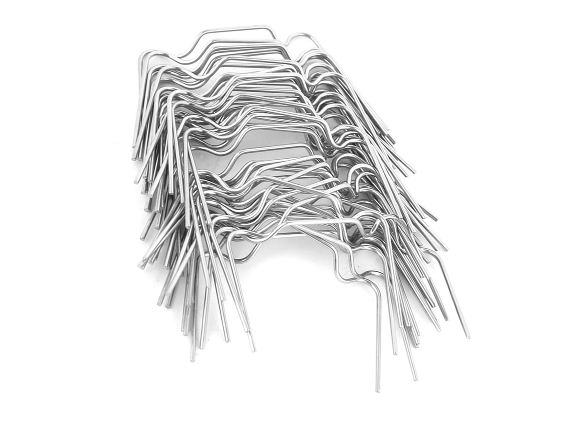 50 Abrazaderas de Vidrio para Horno con Espiral Gruesa