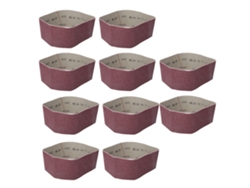 10 Cintas De Lija Abrasiva Para Esmeriladora Circular 457x75mm Óxido De Aluminio (40)