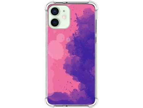 Carcasa iPhone 12 Mini (5.4) TUMUNDOSMARTPHONE Acuarela 07 Multicolor