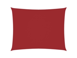 Maison Exclusive - Toldo De Vela Rectangular Tela Oxford Rojo 3,5x4,5 M
