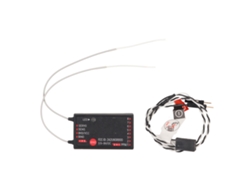 Receptor De 8 Canales Y 2,4 Ghz Con Antena Bidireccional Dual Para Helicópteros, Vehículos Y Maquinaria De Radiocontrol.
