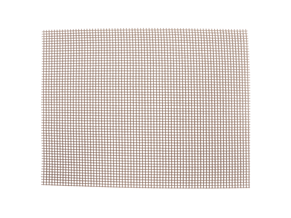 Lámina antiadherente para barbacoa, reutilizable y multifuncional, para exteriores (marrón, 30 x 40 cm)