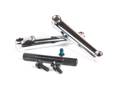 Manivelas Metron48 Prateado 165 Mmsaltbmx