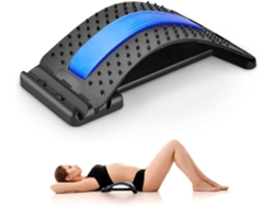 Masajeador de espalda, estirador lumbar, corrector de postura, ajustable, compacto, recargable, uso diario, higiénico, compacto, recargable STELASPLEN