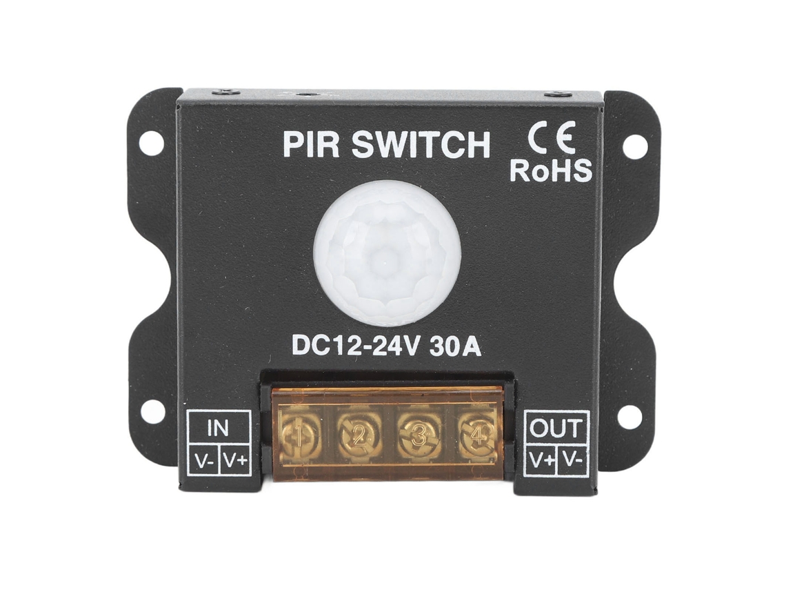 2026-sensor De Movimiento Pir Interruptor Controlador Led Para Tiras De Luz Exterior Dc12‑24v 30a