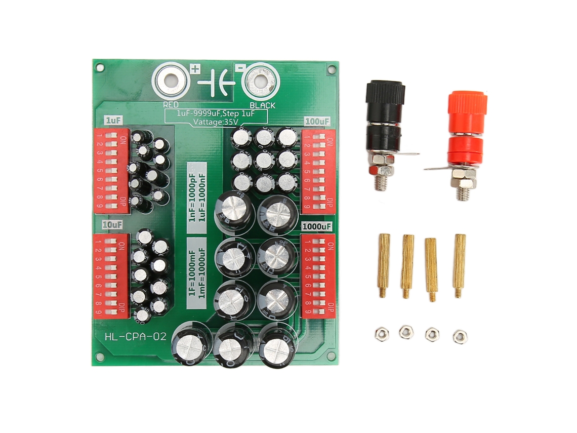 Placa De Condensadores Programable De 1 Nf A 9999 Nf Con Pasos De 1 Nf, De Alta Precisión Profesional Para Uso Doméstico.