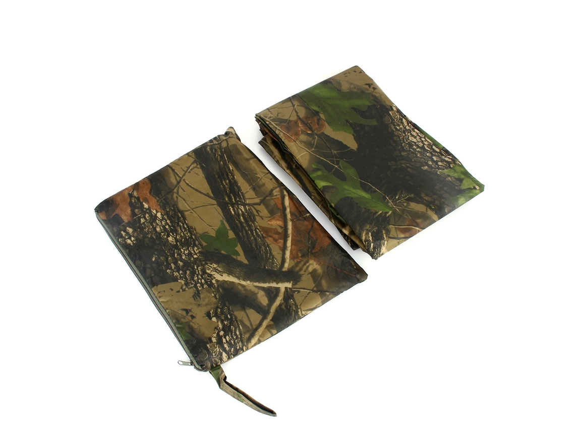 Chaqueta Impermeable Con Capucha Y Estampado De Camuflaje, Multifuncional Para Acampar, Hacer Senderismo Y Para La Selva.