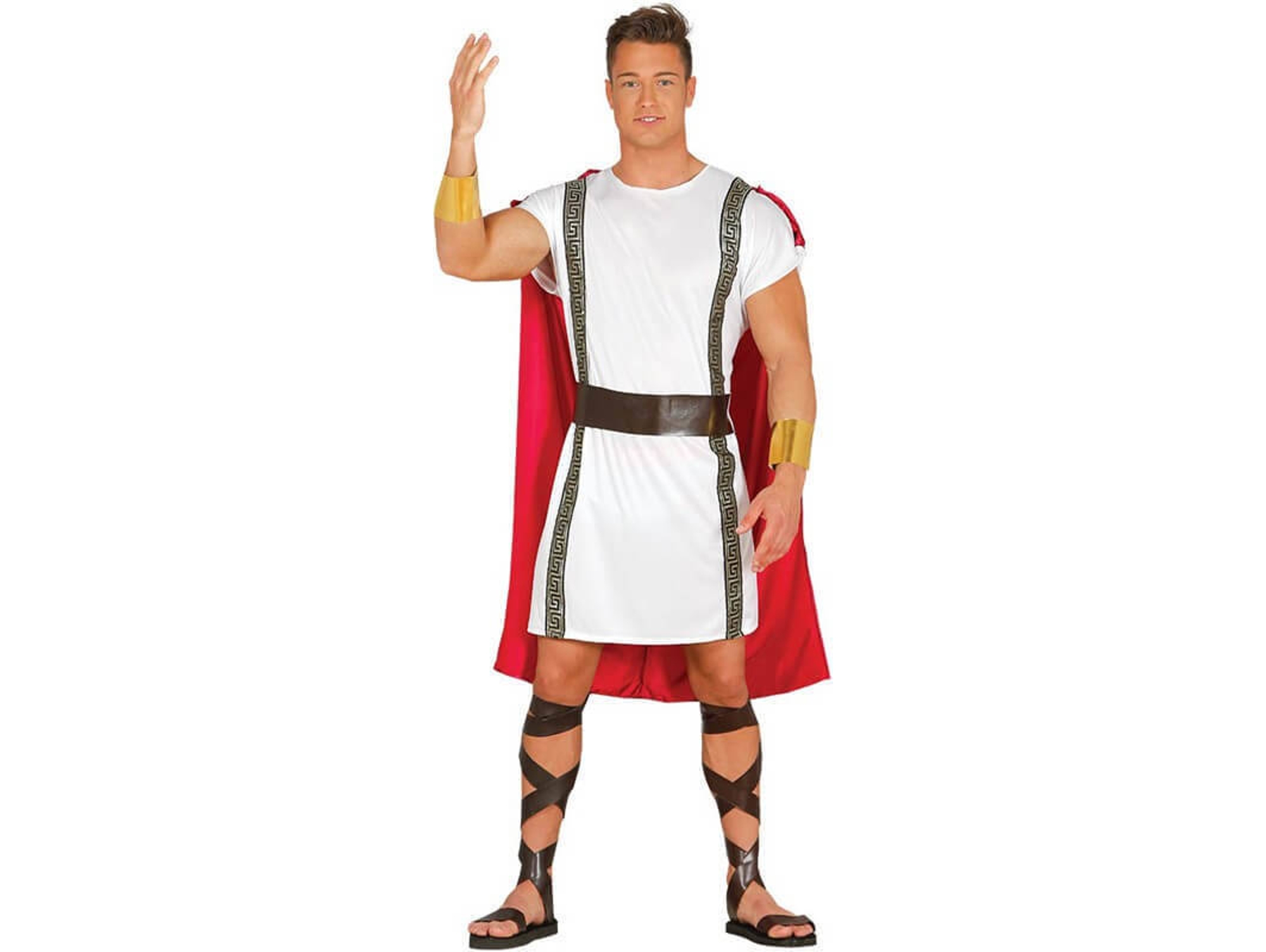 Disfraz de Hombre DISFRAZZES Romano Blanco (Talla: L)