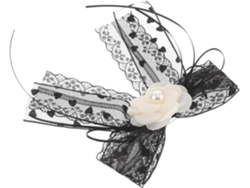 Broche De Laço De Renda Preta Para Roupas Femininas, Acessórios Lolita E Looks De Noite.