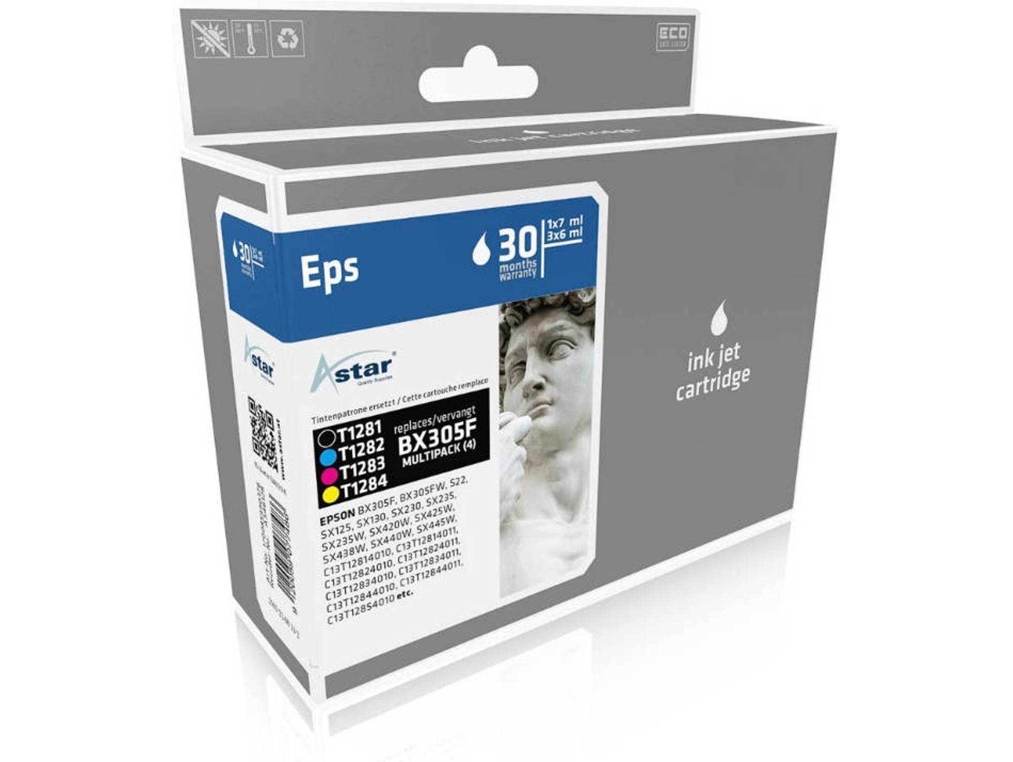 Cartuchos de tinta ASTAR AS46128
