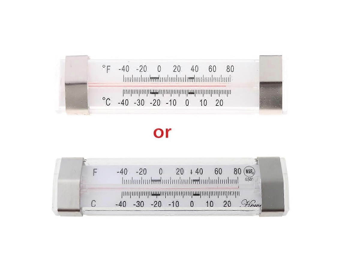 Termómetro para refrigerador y congelador, termómetro para control de temperatura, termómetro en línea para refrigerador, medidor de temperatura
