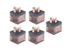 Relé Transparente Universal Automotriz 12v 80a Spdt 5 Pines Pack De 5