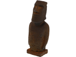 Estatua Moai Para Acuarios: Figura De Piedra Moai Hecha A Mano Como Decoración Para Peceras, Bonsáis Y Arte Único Para
