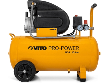 Compresor VITO A Aceite 50Lt 10 Bar 2.5Hp (750 x 380 x 665 mm)
