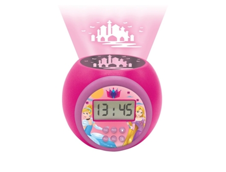 Despertador DISNEY proyector Princesas Disney con función temporizador
