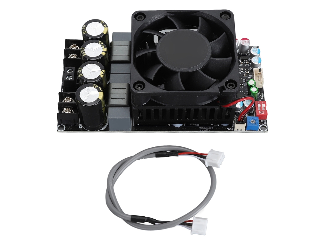 Placa Amplificadora De Potencia Digital Mono De Doble Canal Tpa3255 De 300 W Y 600 W Con Disipador De Calor.