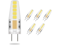 Bombilla Led G4 De 3w, Luz Blanca Fría De 6000k, Equivalente A Una Bombilla Halógena De 23w, 12v Ca/cc, 36 Mm X 9 Mm.