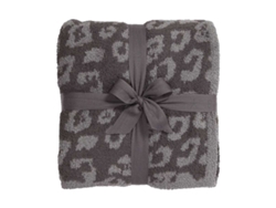 Manta Media De Terciopelo Y Lana Para Niños Con Estampado De Leopardo, Manta Acolchada Con Forro De Fleece, Manta Sin Suela Con Diseño De Leopardo
