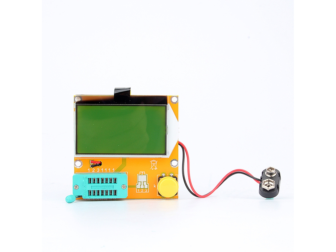 Probador de transistores 328 con diodo triodo, capacitancia, ESR, pantalla LCD, multifuncional, MOS/PNP/NPN, gráfico LC/R