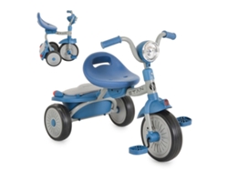 Triciclo Infantil Byox Etan Plegable Con Panel Musical Y Luces - Blue