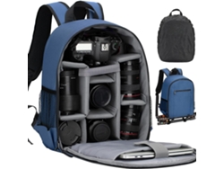 Mochila para cámara de gran capacidad, impermeable y resistente al desgaste, con funda para lluvia Cuich