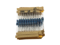 Kit De 300 Resistencias De Carbón 1/4w 1% 30 Valores 10 A 1m Ohm Etiquetadas Individualmente