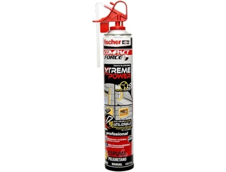 Espuma FISCHER PU Xtreme Power Manual 750 ml