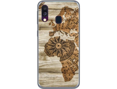 Carcasa Samsung Galaxy A40 TUMUNDOSMARTPHONE Madera 07 Multicolor