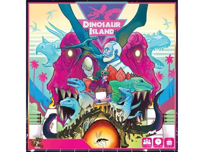 Juego de Mesa PANDASAURUS GAMES Dinosaur Island (Inglés - Edad Mínima: 8)