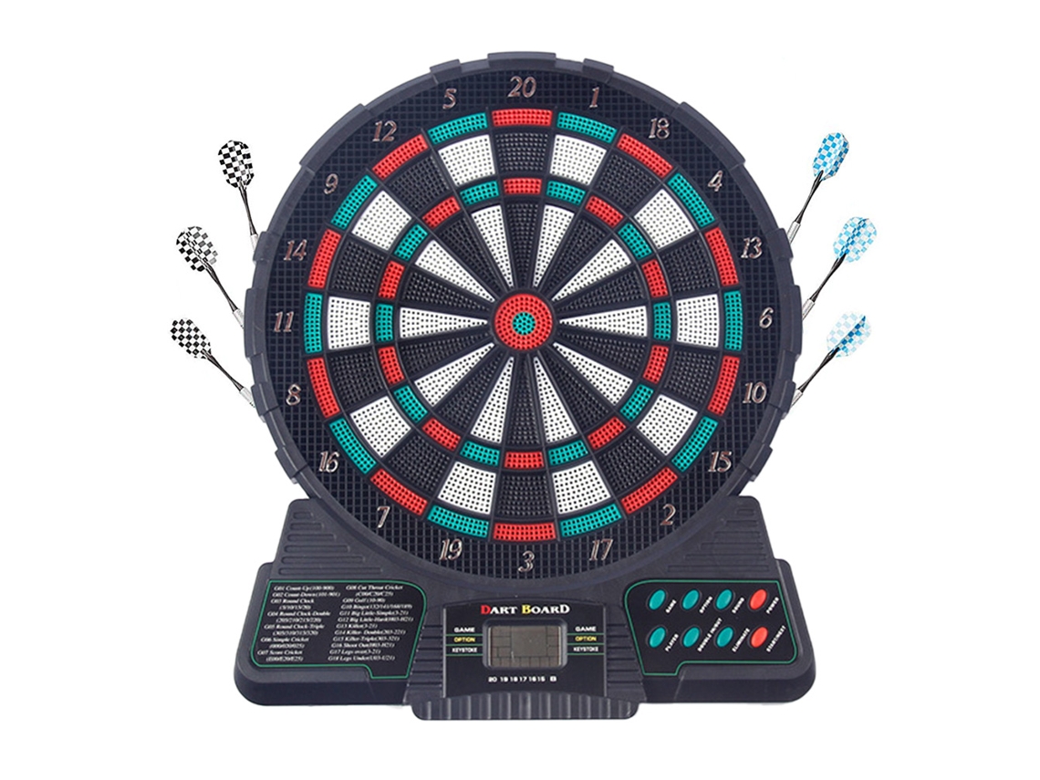 2026-tablero De Dardos Electrónico Con Puntuación Lcd Multijugador Juego De Bebidas Con 6 Dardos Juguetes Para El Hogar