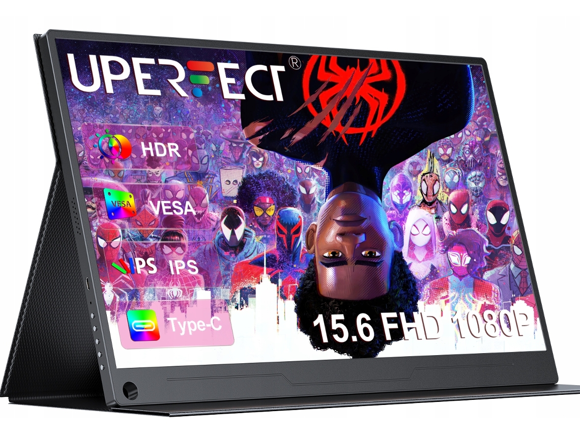 Monitor portátil Uperfect M156J03 15.6 1080p IPS 100sRGB 800:1 60Hz VESA
