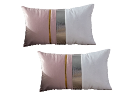 2 Piezas De Capa De Almofada De Sofá - 30*50 (Sin Núcleo) - Otros Núcleos Pueden Ser Personalizados - Pó De Pasta De Feijão JEIIBRZUI