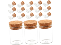 Minifrascos De Vidrio De 15 Ml Con Tapón De Corcho.
