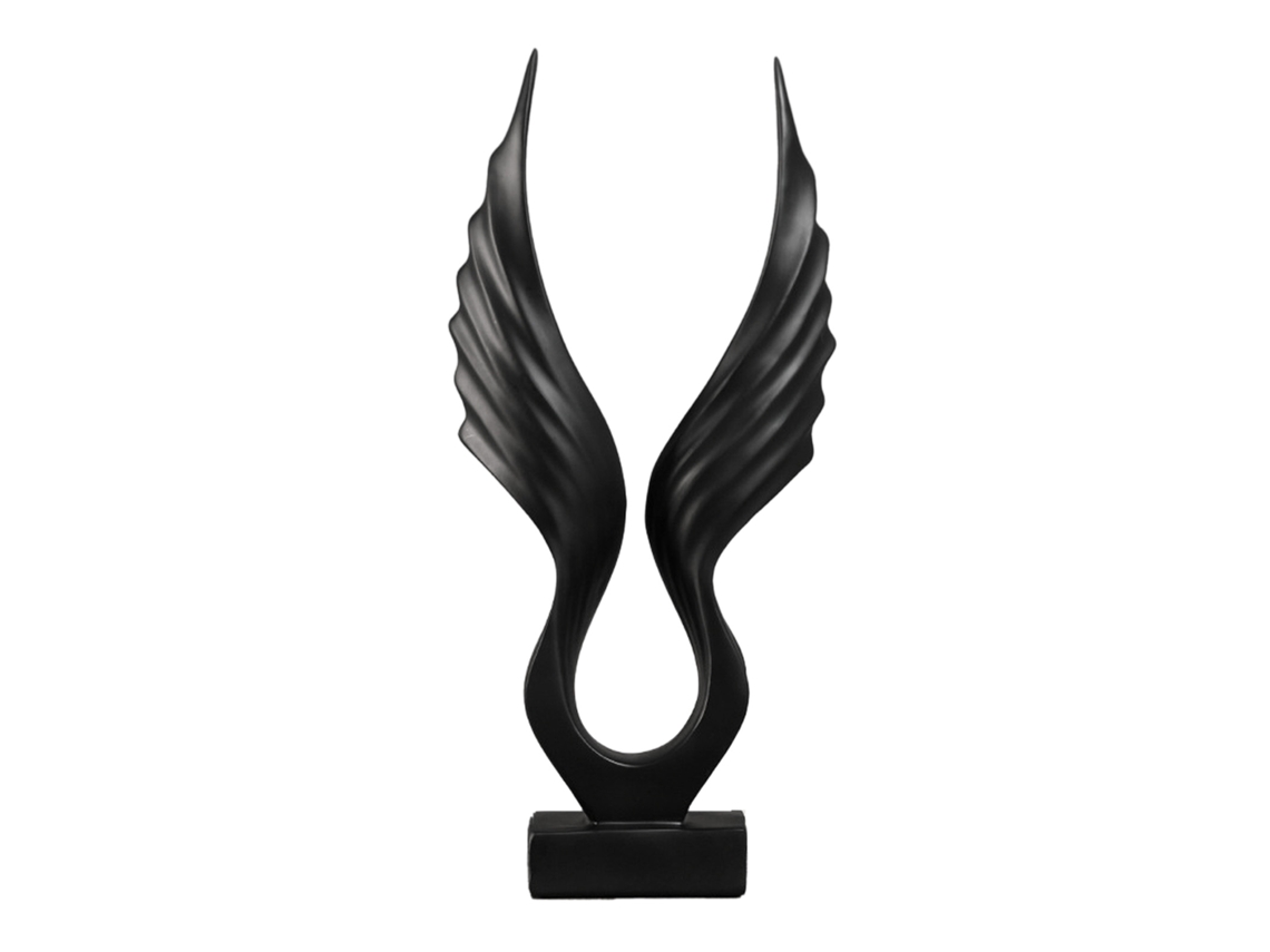 Decoración Para Consola De Tv Con Alas De Ángel, Escultura Moderna De Resina Para Sala De Estar.