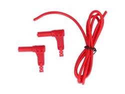 Cable De Prueba Con Conector Banana De Latón De 4 Mm Para Multímetro Comprobador De Voltaje De 32 A Y 1000 V - Rojo