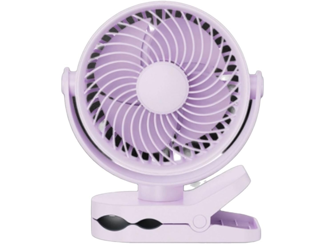 Ventilador De Mesa Portátil Con Clip Ventilador Multifuncional Recargable Cuatro Velocidades Portátil