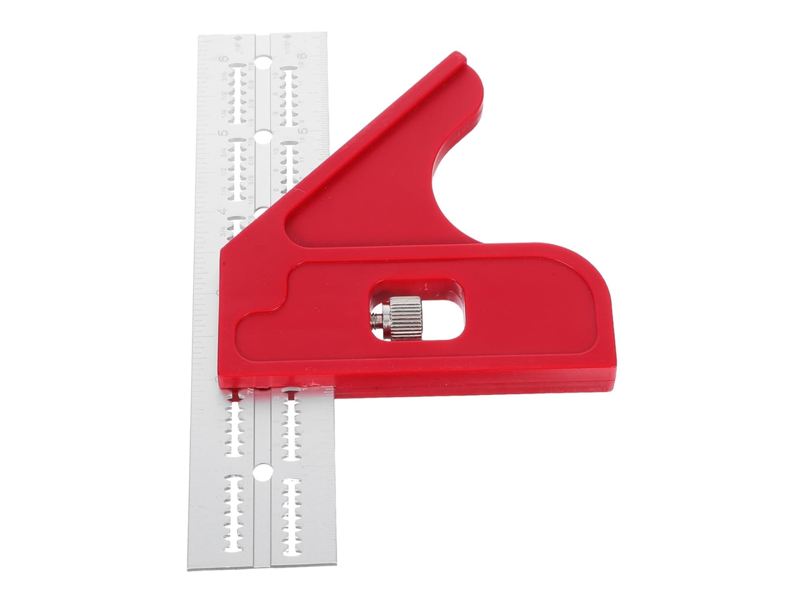 Regla Cuadrada Multifuncional Alipis De Aleación 15 Cm Material Duradero Hecho