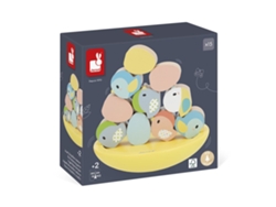 Juego de equilibrio de madera Janod con pájaros y huevos - Juguetes educativos