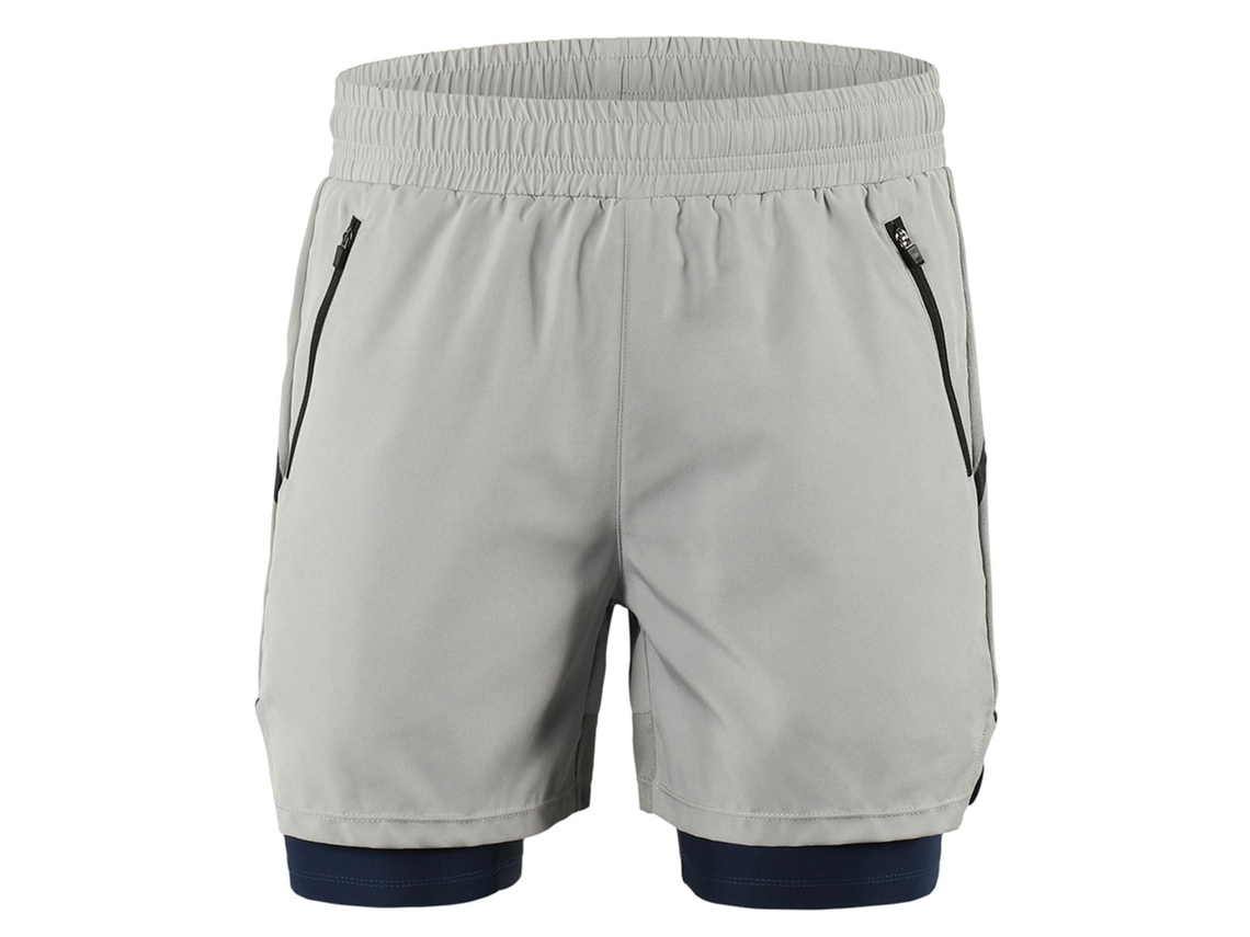 Bermudas De Corrida 2 Em 1 Para Homem Quick Drying Respiráveis Para Treino Ativo Maratona Ciclismo