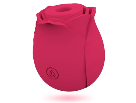 Vibrador de vitalidad PETHUEL con apariencia de flor rosa